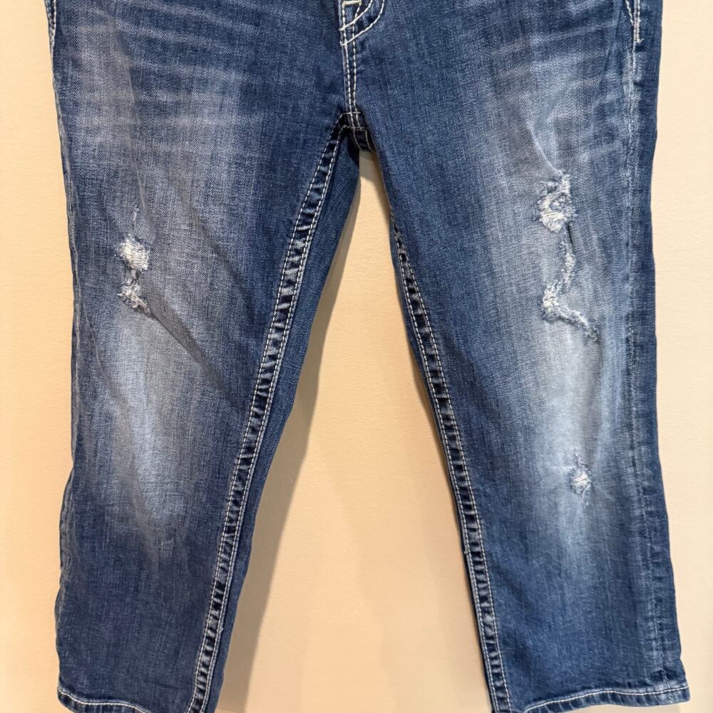 Miss Me Women's Straight Leg Jeans - Dark Blue - Picture 2 of 10